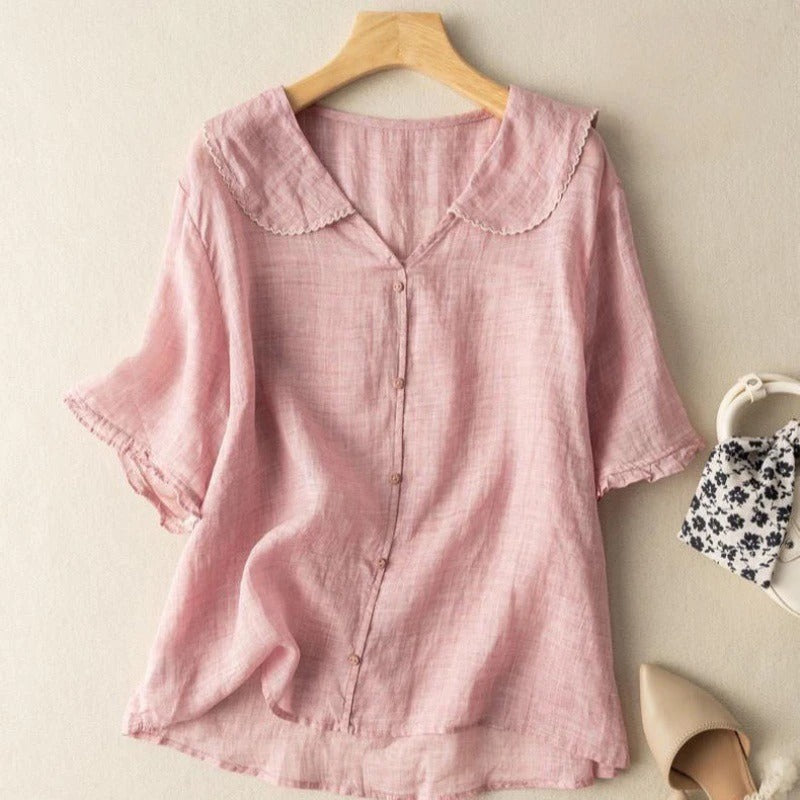 Fenella Scallop Collar Blouse