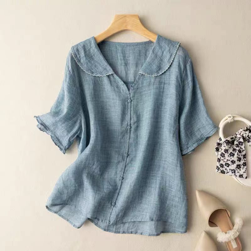 Fenella Scallop Collar Blouse