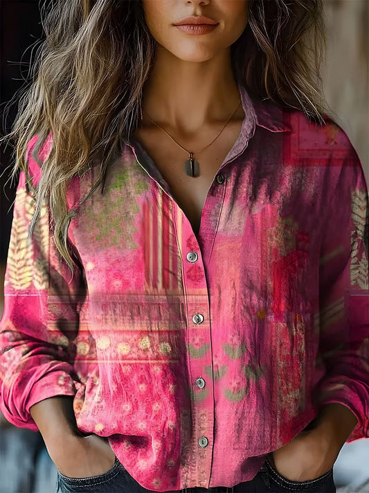 Lima Retro Floral Print Blouse