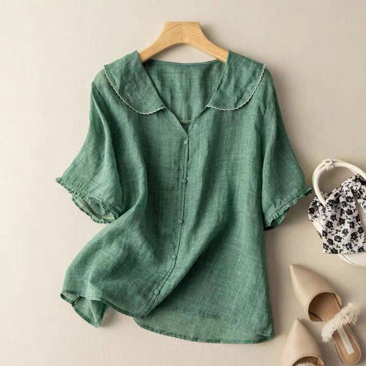 Fenella Scallop Collar Blouse